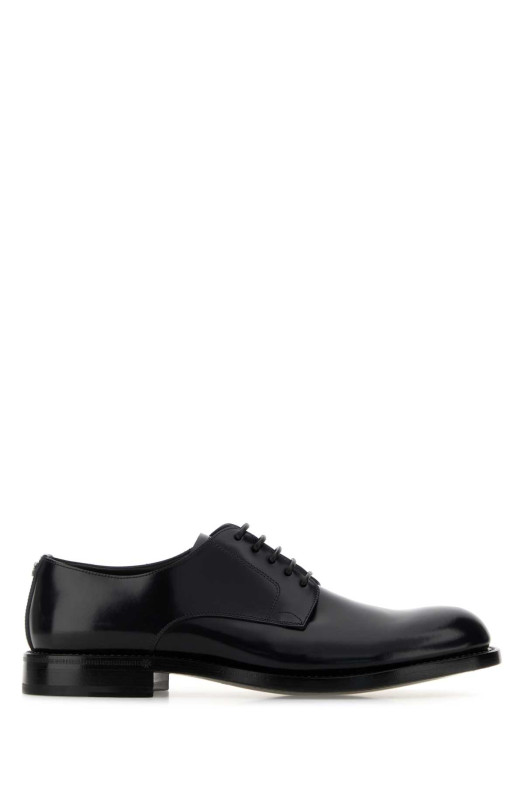 Black leather lace-up shoes DOLCE & GABBANA (A10879A1203)