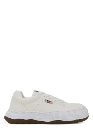 White canvas Oliver sneakers White MAISON MIHARA YASUHIRO (A15FW704)