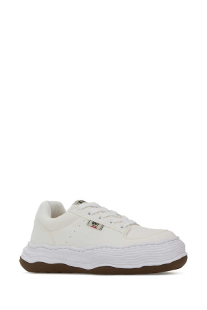 White canvas Oliver sneakers White MAISON MIHARA YASUHIRO (A15FW704)