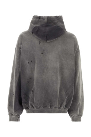 Black cotton oversize sweatshirt Black MAISON MIHARA YASUHIRO (A15HD552)