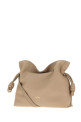 Sand nappa leather medium Flamenco clutch Brown LOEWE (A411FC1XD4)