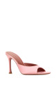 Pastel pink satin Alexa mules Pink AMINA MUADDI (ALEXASLIPPER95)