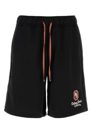 Black polyester bermuda shorts Black AMIRI (AMBMSO1052)