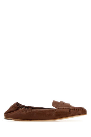 Caramel leather loafers DSQUARED (BAW002012900001)