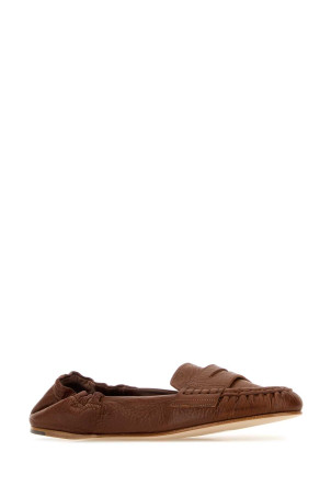 Caramel leather loafers DSQUARED (BAW002012900001)