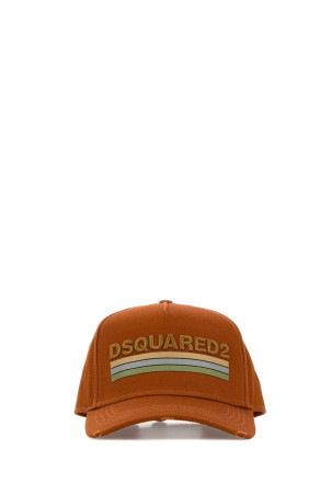 Orange cotton baseball cap DSQUARED (BCM096305C00001)