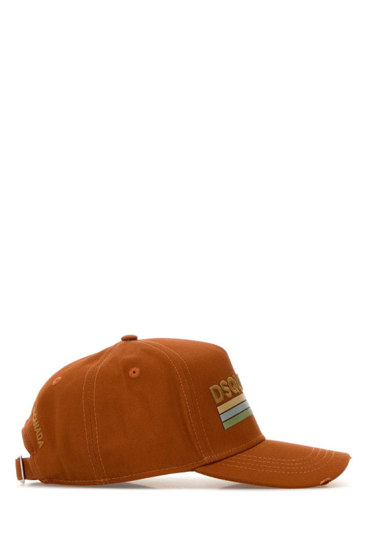 Orange cotton baseball cap DSQUARED (BCM096305C00001)