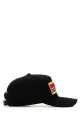 Black cotton baseball cap DSQUARED (BCM098305C00001)