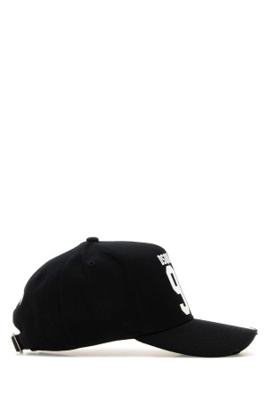 Black cotton baseball cap DSQUARED (BCM099505C00001)
