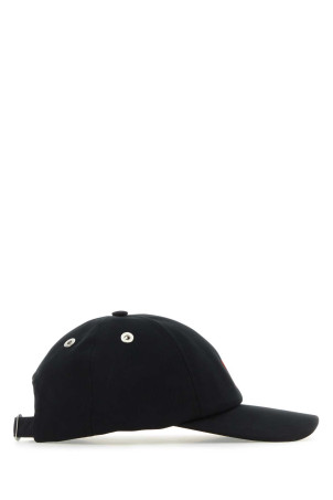 Black cotton baseball cap AMI (BFUCP006AW0041)