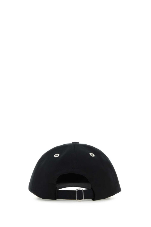 Black cotton baseball cap AMI (BFUCP006AW0041)