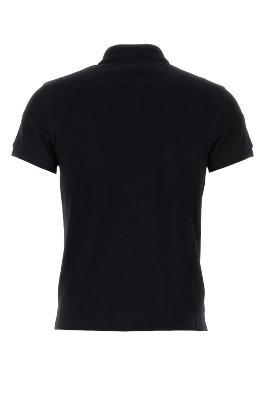 Black piquet polo shirt AMI (BFUPL001760)