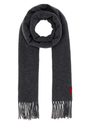 Melange graphite wool scarf AMI (BFUSF405334)