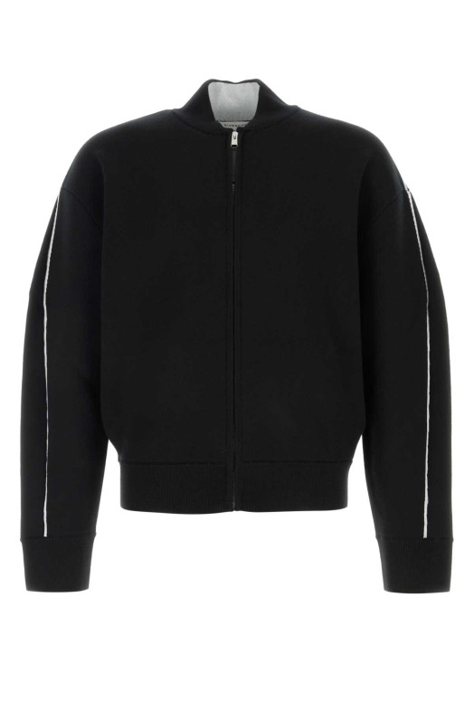 Black stretch wool blend cardigan GIVENCHY (BMK00R4YNU)