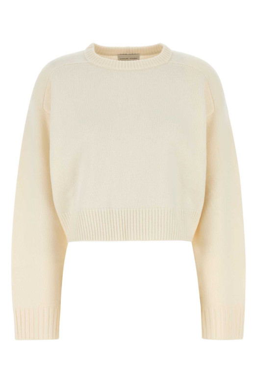 Ivory wool blend oversize Bruzzi sweater Beige LOULOU DE SAISON (BRUZZI)