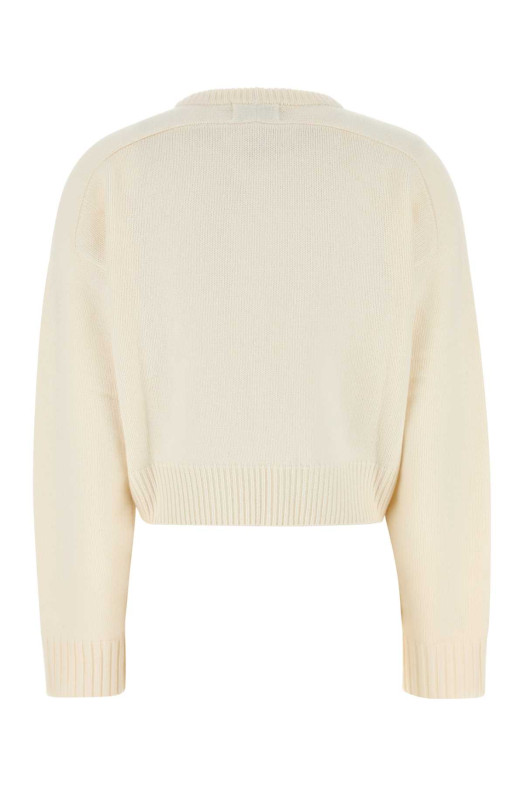 Ivory wool blend oversize Bruzzi sweater Beige LOULOU DE SAISON (BRUZZI)