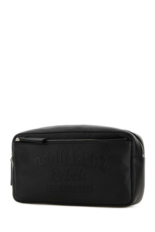 Black leather beauty case DSQUARED (BYM007025102624)