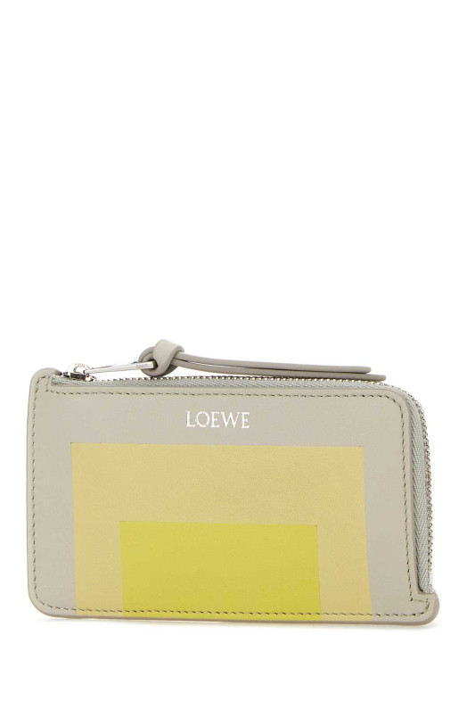Multicolor nappa leather LOEWE x Josef and Anni Albers card holder LOEWE (C643Z40XAE)
