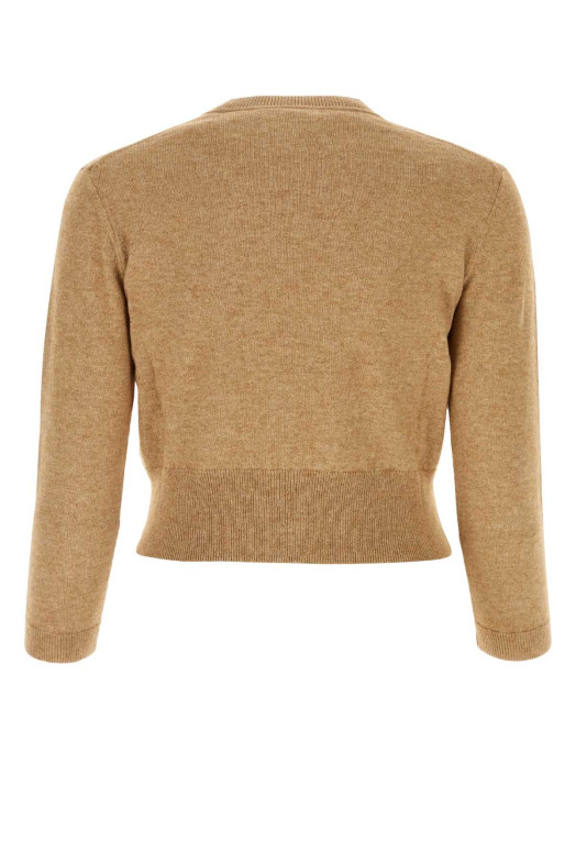 MelangÃ¨ biscuit cotton blend Newton cardigan ISABEL MARANT ETOILE (CA0040FAA1X05E)