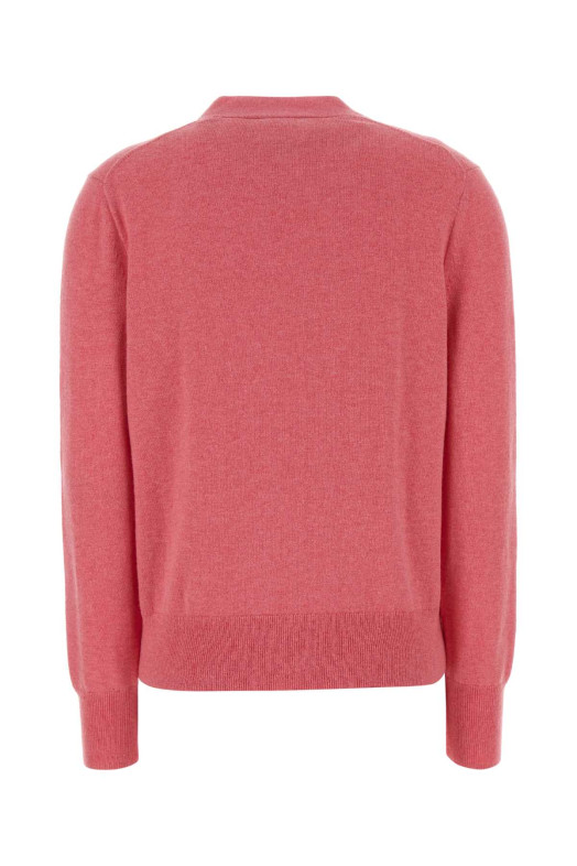 Dark pink cotton blend Karina cardigan ISABEL MARANT ETOILE (CA0104FAC1L17E)