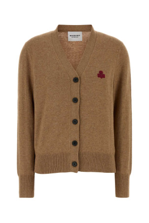 Camel cotton blend Karina cardigan ISABEL MARANT ETOILE (CA0104FAC1L17E)