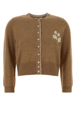 Biscuit cotton blend Lona cardigan ISABEL MARANT ETOILE (CA0163FAD1L16E)