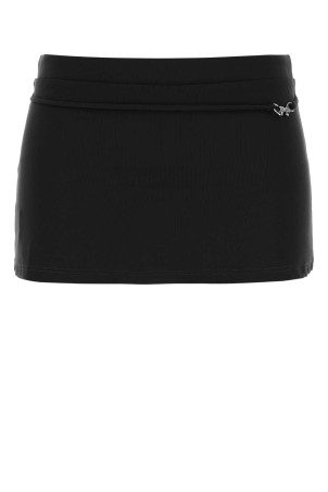 Black stretch nylon Carolina mini skirt Black GIMAGUAS (CAROLINAMINISKIRT)
