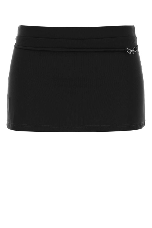 Black stretch nylon Carolina mini skirt Black GIMAGUAS (CAROLINAMINISKIRT)