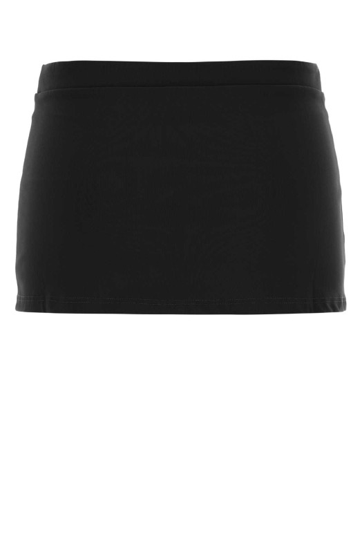 Black stretch nylon Carolina mini skirt Black GIMAGUAS (CAROLINAMINISKIRT)