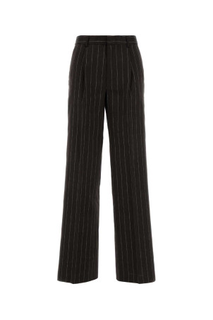 Embroidered linen blend Lola pant PT TORINO (CDVSLLZ00STDLB09)