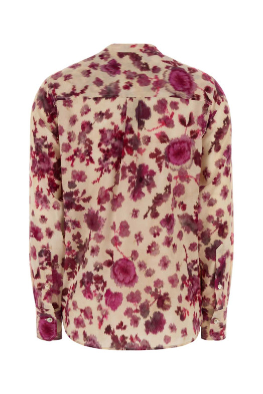 Printed stretch silk Rusak shirt ISABEL MARANT (CH0293FCD1J11I)