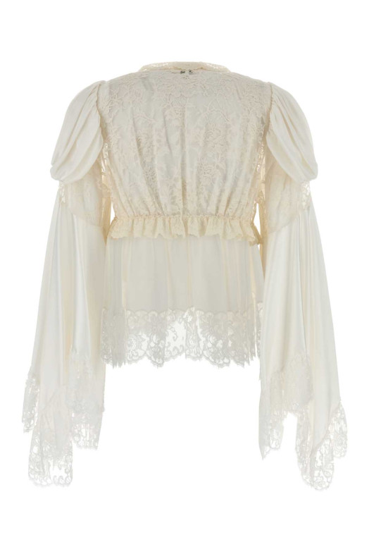 White satin blouse Beige CHLOE (CH25WHT87008)