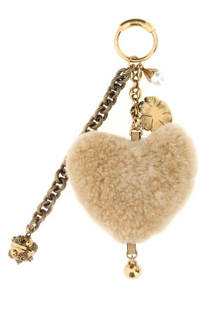 Two-tone shearling and metal charm CHLOE (CH25WK169Q49)