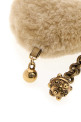 Two-tone shearling and metal charm CHLOE (CH25WK169Q49)