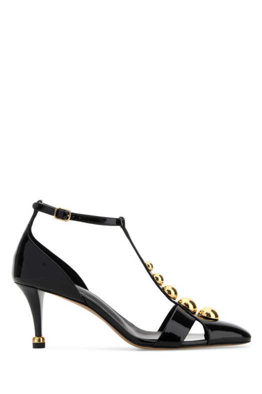 Black leather Cleia sandals CHLOE (CH26S16QWC)