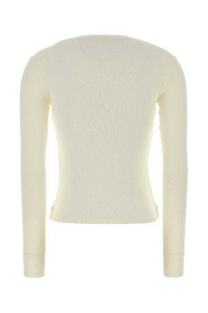 White cotton t-shirt Beige CHLOE (CH26SJH29185)