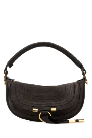 Dark brown suede mini Marcie shoulder bag CHLOE (CH26SP927P37)