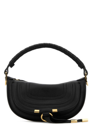 Black leather mini Marcie shoulder bag CHLOE (CH26SP927R35)