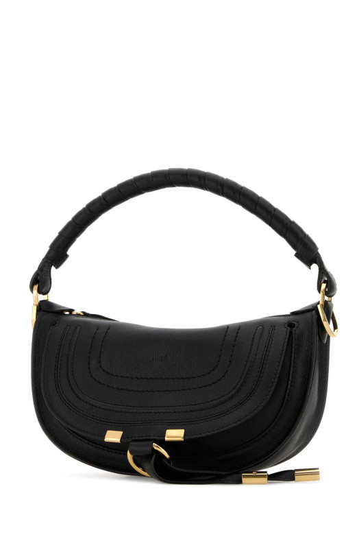 Black leather mini Marcie shoulder bag CHLOE (CH26SP927R35)