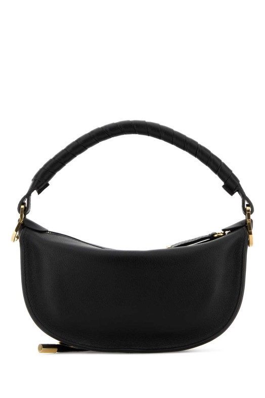 Black leather mini Marcie shoulder bag CHLOE (CH26SP927R35)