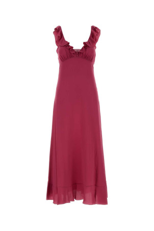 Tyrian purple crepe dress CHLOE (CH26SRO69005)