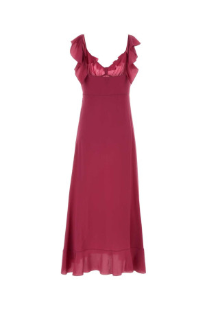 Tyrian purple crepe dress CHLOE (CH26SRO69005)
