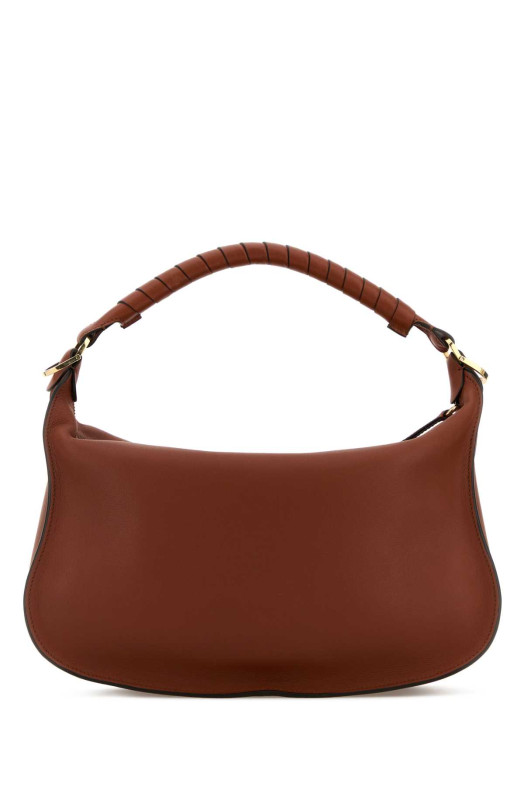 Caramel leather small Marcie shoulder bag CHLOE (CH26SS882R35)