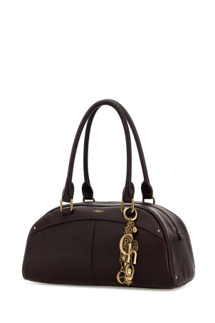 Plum leather Bowling handbag CHLOE (CH26SS955Q86)