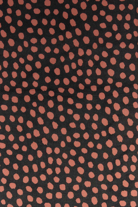 Printed silk ChloÃ© Spotted foulard Black CHLOE (CH26STC05SJC)