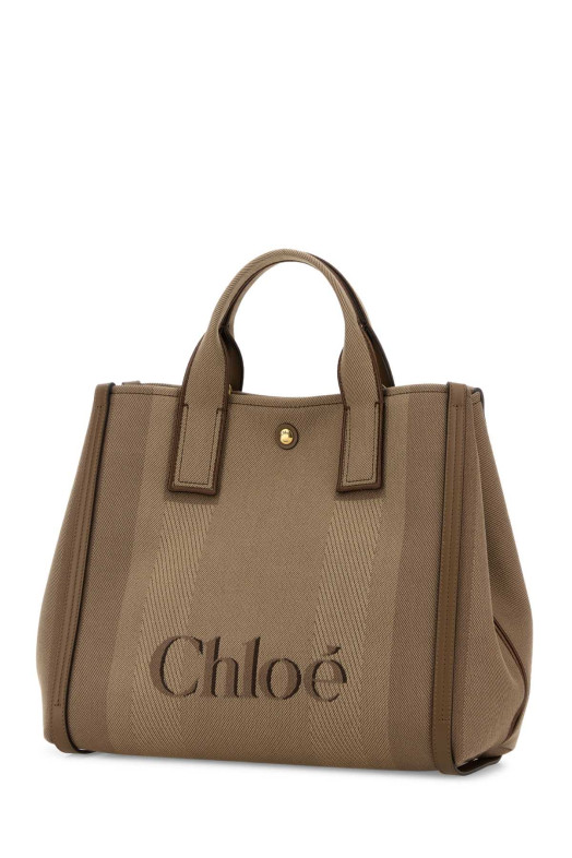 Cappuccino canvas ChloÃ© Carry shopping bag CHLOE (CHC25SS910O65)