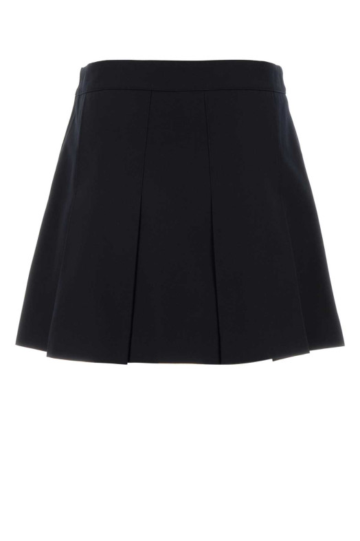 Navy blue twill Jupe mini skirt Denim A.P.C. (COHKXF06501)