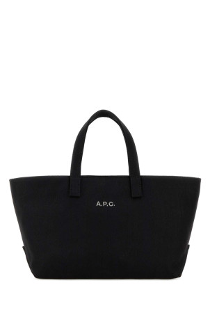Black canvas small Le Drummer shopping bag Black A.P.C. (COHMPF67045)