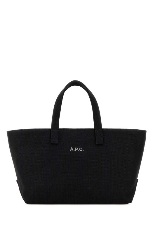 Black canvas small Le Drummer shopping bag Black A.P.C. (COHMPF67045)