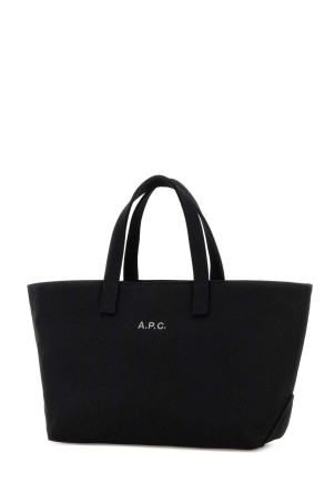 Black canvas small Le Drummer shopping bag Black A.P.C. (COHMPF67045)